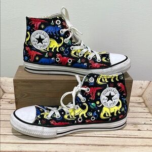 Converse Colorful Dinosaur High-Tops